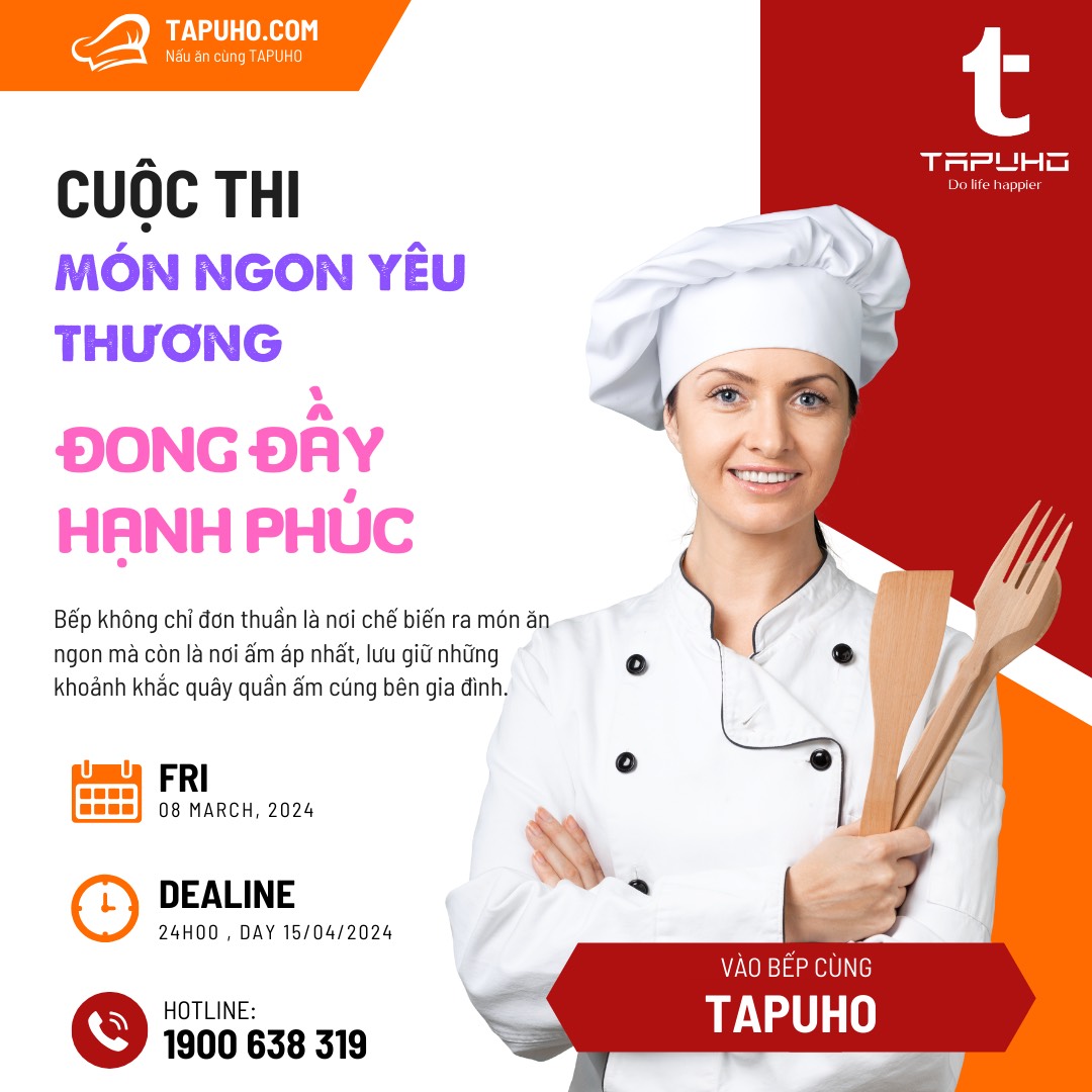 Cuộc Thi “MÓN NGON YÊU THƯƠNG – ĐONG ĐẦY HẠNH PHÚC”