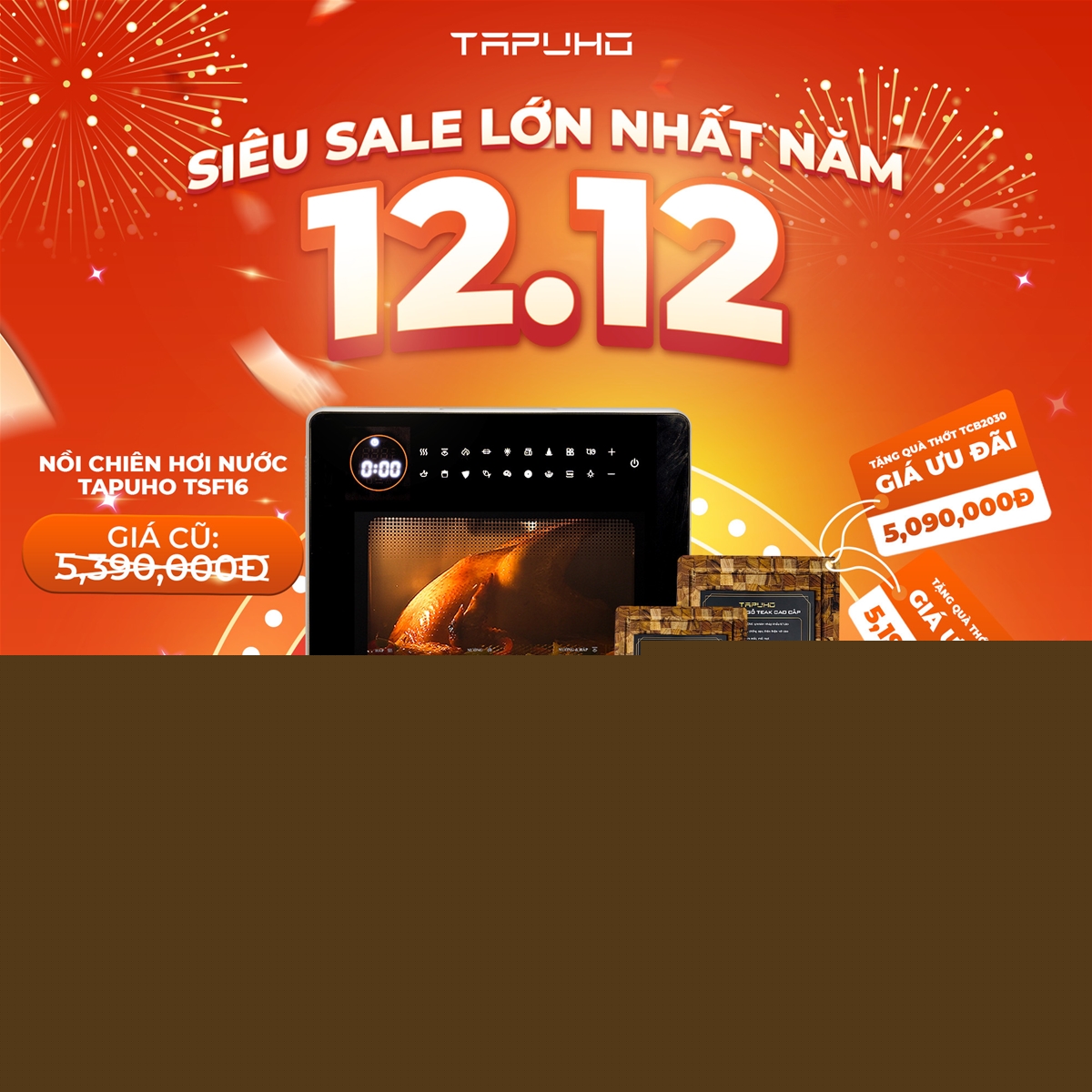 Chào đón “Đại tiệc sale lớn nhất năm – Siêu sale 12-12” của TAPUHO Việt Nam