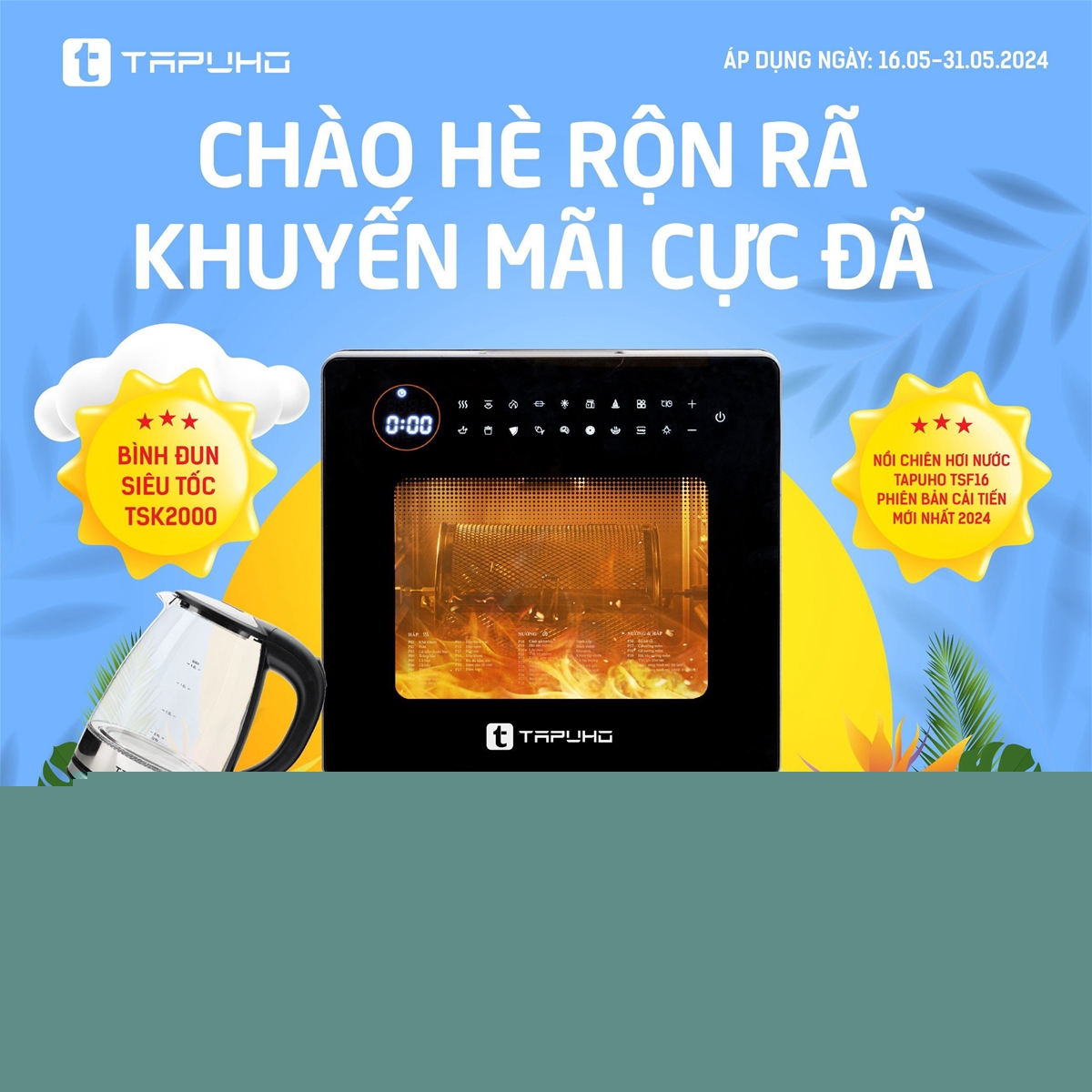 Chào hè rộn rã – Khuyến mãi cực đã cùng TAPUHO