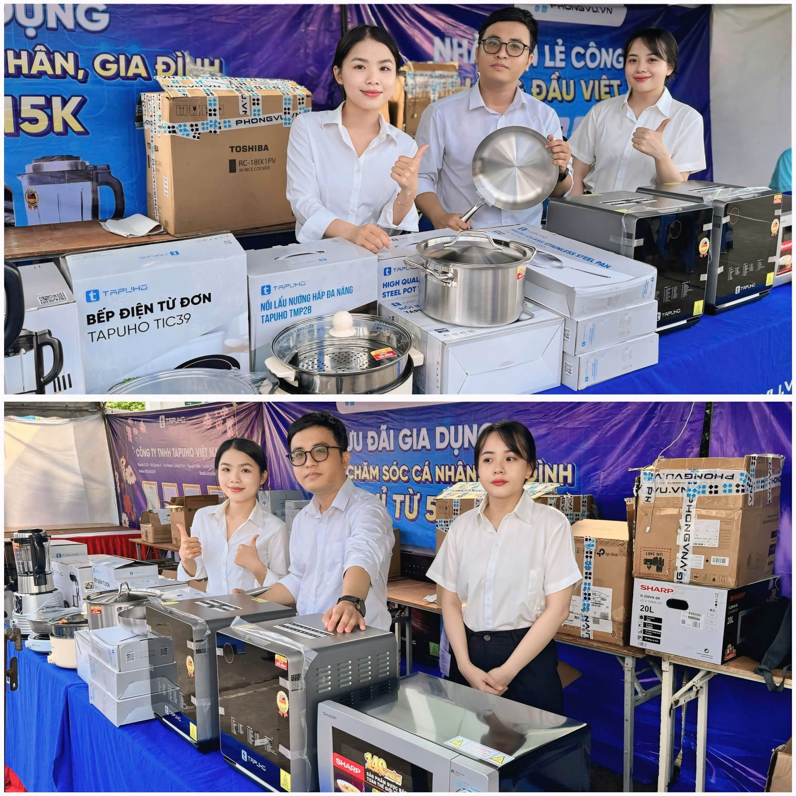 TAPUHO CÙNG PHONG VŨ “TIẾP LỬA” TẠI HỘI CHỢ CÔNG NHÂN 2025 CẦN THƠ – KHÔNG GIAN GẮN KẾT, CHIA SẺ VÀ LAN TỎA GIÁ TRỊ SỐNG THIẾT THỰC